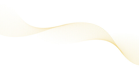Fototapeta premium Abstract wavy lines Isolated background design. Wave modern stream transparent background.