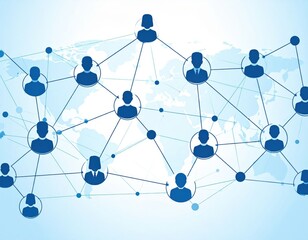 Global Network Connections Worldwide