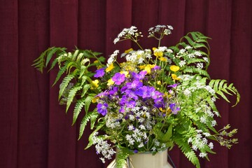 Bouquet of wildflowers for Midsommar.
