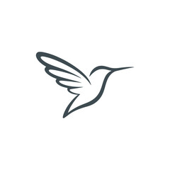 Obraz premium Unique bird logo Modern and minimalist vector and abstract logo