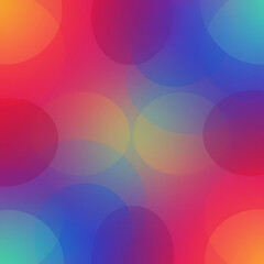 A vibrant and colorful abstract background with soft, out-of-focus bokeh light effects. A modern, multi-colored gradient wallpaper design.
