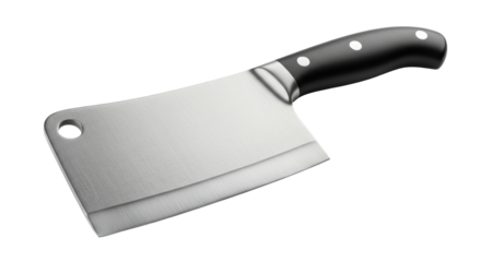 Isolated Meat Cleaver