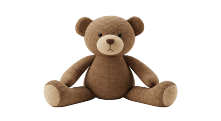 Isolated Stuffed Teddy Bear