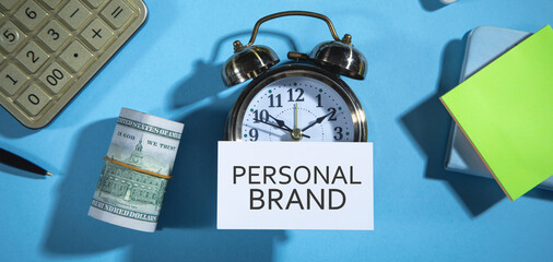 Personal Brand. Branding concept. Business