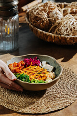 Top View of Tasty Food