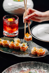 Top View of Tasty Food