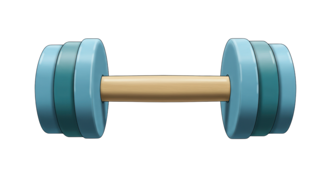Isolated Dumbbell