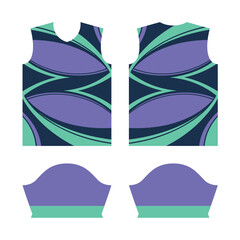 Modern sports jersey design, perfect for soccer, cycling, or activewear