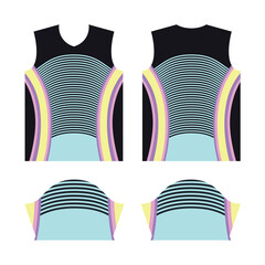 Modern sports jersey design, perfect for soccer, cycling, or activewear