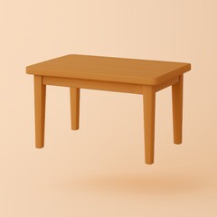 Fototapeta premium 3D table