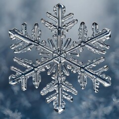 Snowflake Macro Shot
