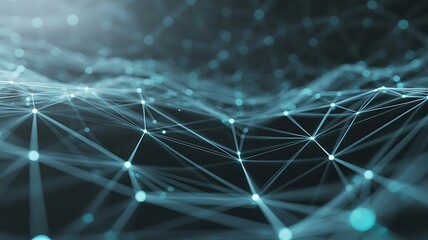 Abstract digital network connection representing data communication and modern technology