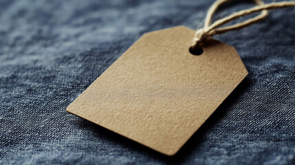 a blank tag mockup