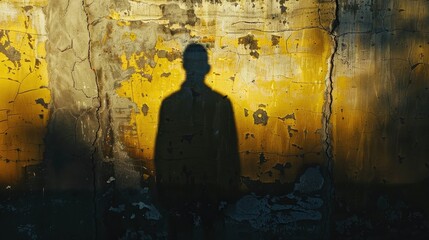 Obraz premium Individuals awaiting ceasefire in basement shelter during armed conflict