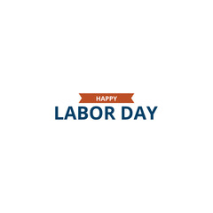 Happy labor day design typography. vector typography of labor day.