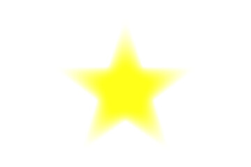 Golden star isolated on white