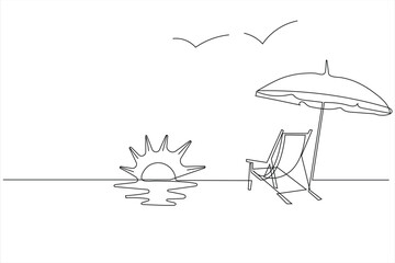 vector illustration of a chair