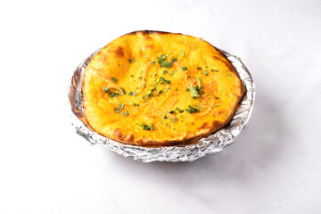 Naan à l'ail, plat traditionnel indien