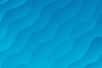 Abstract light blue wavy pattern, ocean water texture gradient background. Cute aesthetic blue wallpaper with geometric curvy lines. Perfect for elegant presentation, web banner, poster