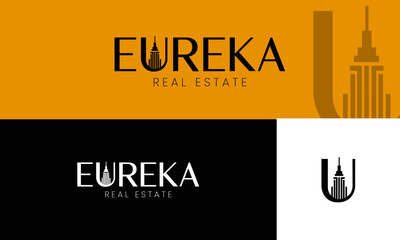 Real Estate Logo, Letter 