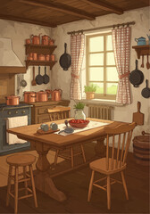 modern kitchen interior