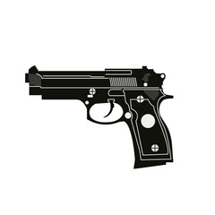 gun isolated on white