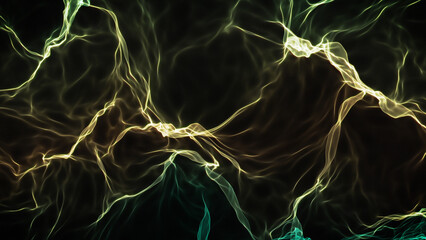Abstract Digital Web Mesh Background/ Illustration of a colorful and vivid fractal technology mesh gently waving