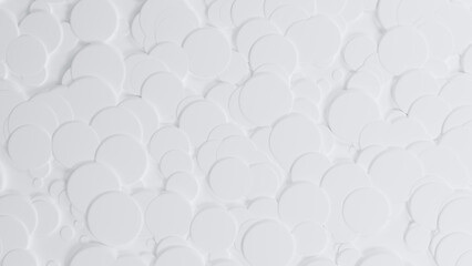 Modern abstract light silver background elegant circle shape design. white geometric abstract background overlap layer on bright space. Object web design. Round shape. Minimal poster. 3d rendering