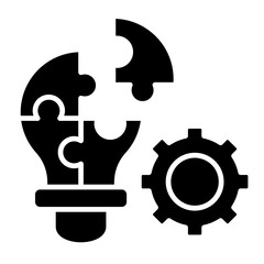 Problem Solving  Icon Element For Design	
