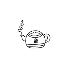 Hand drawn hot drink