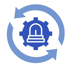 Emergency Response  Icon Element For Design	