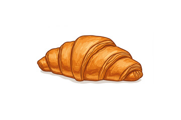 Delicious Golden Croissant Bakery Design Perfect for Branding Logos Menu Design and Food Packaging
