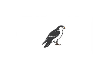 Elegant Falcon Bird Design Perfect for Branding Logos and Identity Systems