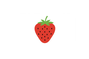 Delightful Strawberry Design Perfect for Branding Projects, Logos, and Icons, a Scalable Graphic Resource for Various Applications