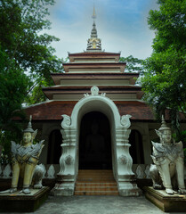 Buddhist Statue at Wat Phalad, Chiang Mai Thailand