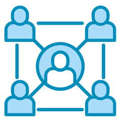 Support Network  Icon Element For Design	