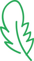  Leaf Green Line Illustration
