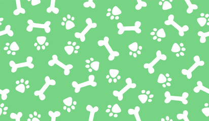 Fototapeta premium Cute bone pattern background vector design