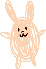 Bunny Cartoon Sketch 