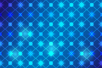 Abstract digital technology background geometric rectangle and circle shape, cyber futuristic concept