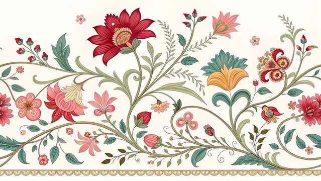 Mughal Wedding card Design, Invitation design for mehendi, Peacock, watercolor Background.