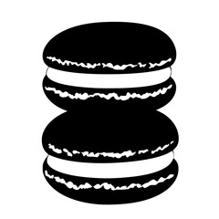 a black and white illustration of a stack of hamburgers black, hamburger, icon, illustration, silhouette, stack