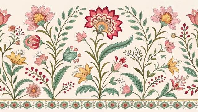 Mughal Wedding card Design, Invitation design for mehendi, Peacock, watercolor Background.