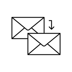 Reply Icon Line Vector Symbol