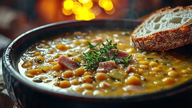 split pea soup comfort video