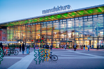 People Walking The Shopping Mall