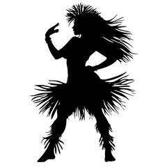 a black silhouette of a beautiful woman with long hair dancing beautiful, black, dance, dancer, feather, girl, hair, long, silhouette, woman