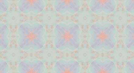 Fototapeta premium Pastel Floral Seamless Pattern Design Elegant Soft Hues and Repeating Motifs for Textile, Wallpaper, and Fabric