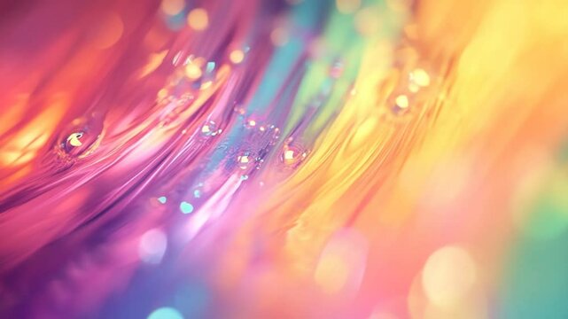 Abstract multi colorful gradient background with blurred bokeh, festive wallpaper