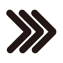 シンプルな矢印のアイコンイラスト